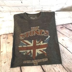 Rolling Stones Bravado XL Charcoal T Shirt 1981 Tour